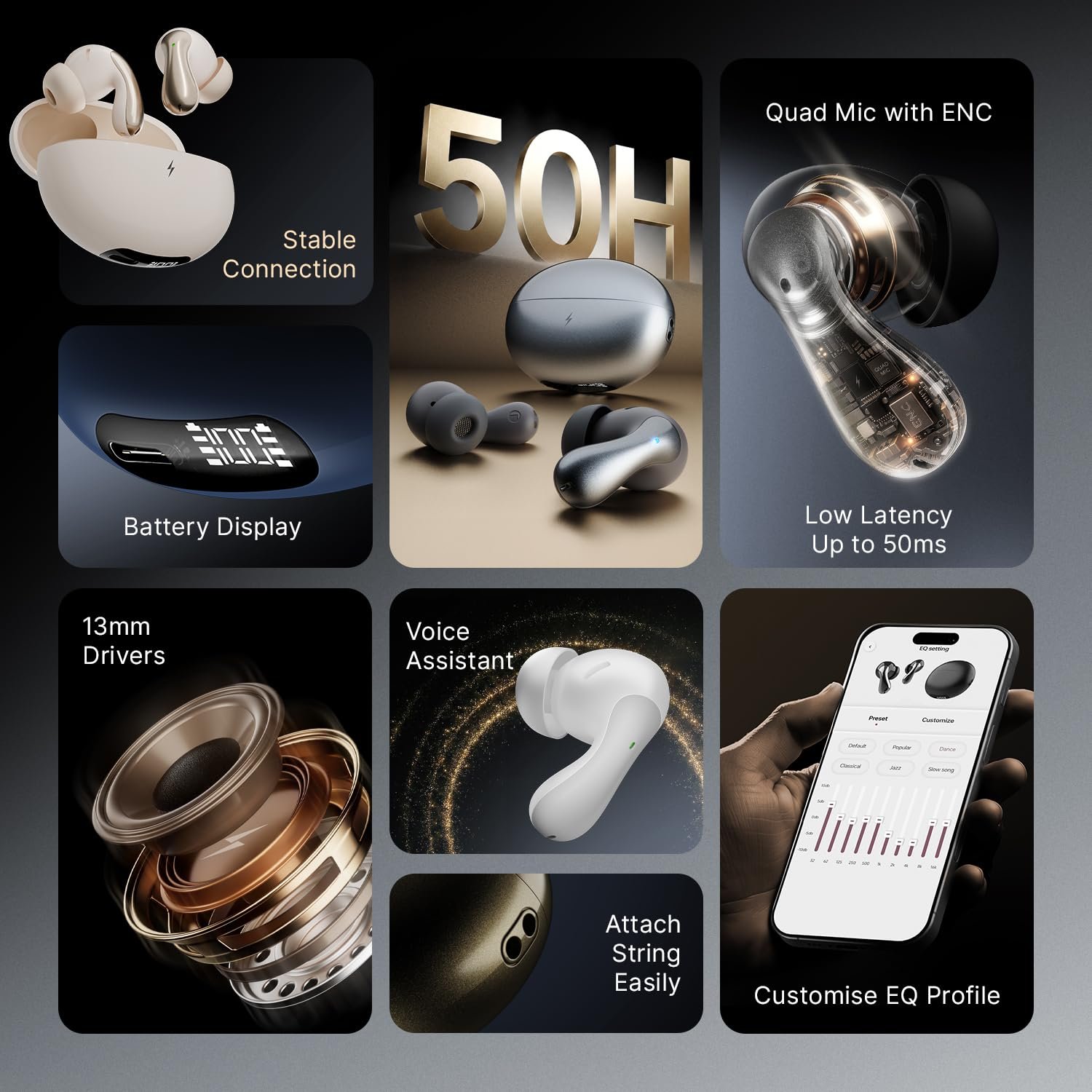 Fire-Boltt Aero Drift Earbuds Features